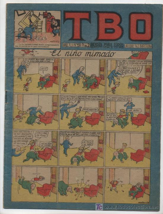 Tebeos: TBO n&ordm; 159. Buigas 1952. - Foto 1