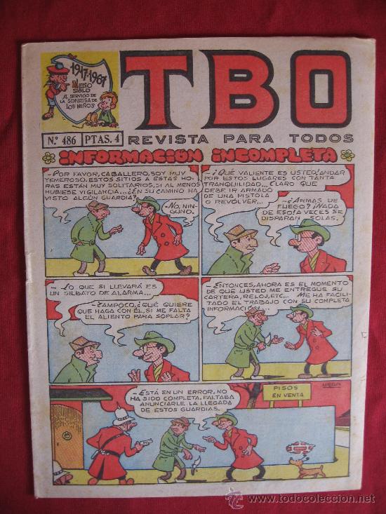 Tebeos: TBO - N&ordm; 486 - Foto 1