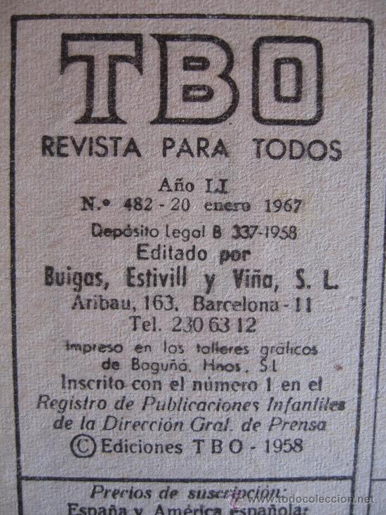 Tebeos: TBO - N&ordm; 482 - Foto 3