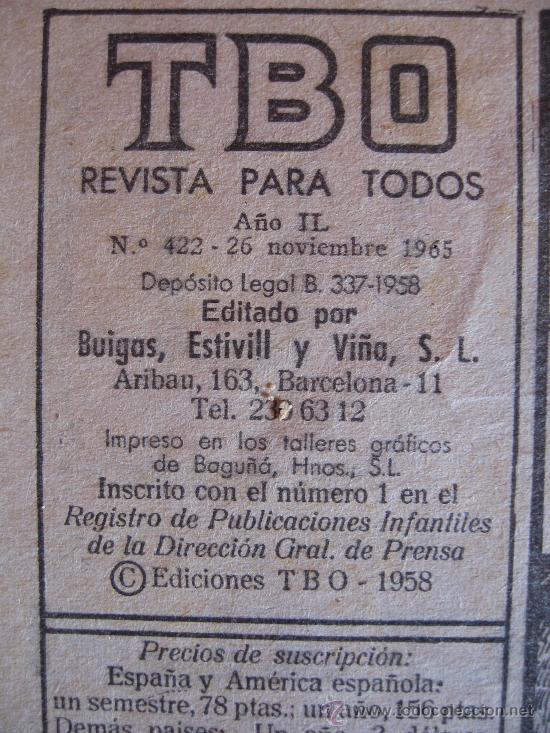 Tebeos: TBO - N&ordm; 422 - Foto 3