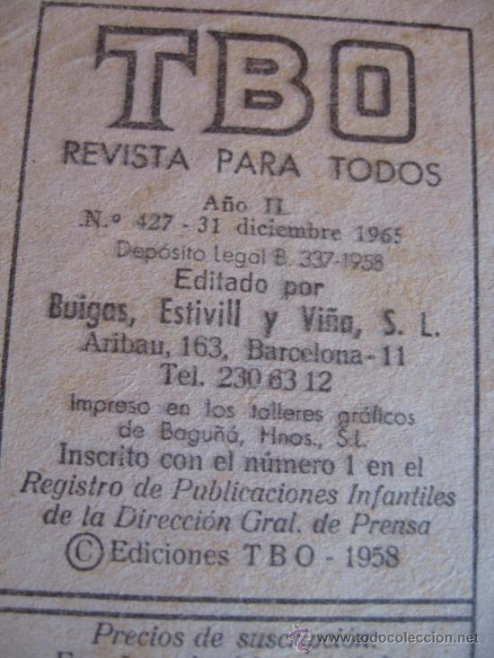 Tebeos: TBO - N&ordm; 427 - Foto 3