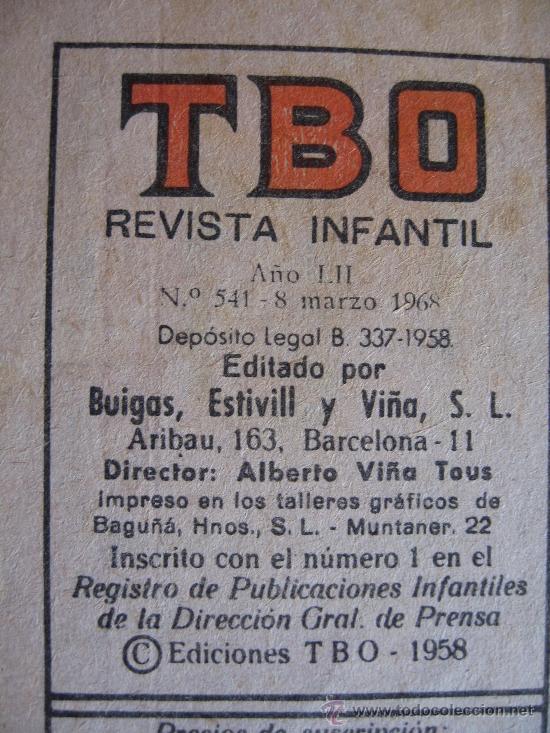 Tebeos: TBO - N&ordm; 541 - Foto 2