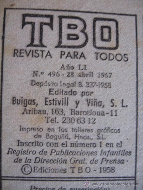 Tebeos: TBO - N&ordm; 496 - Foto 3