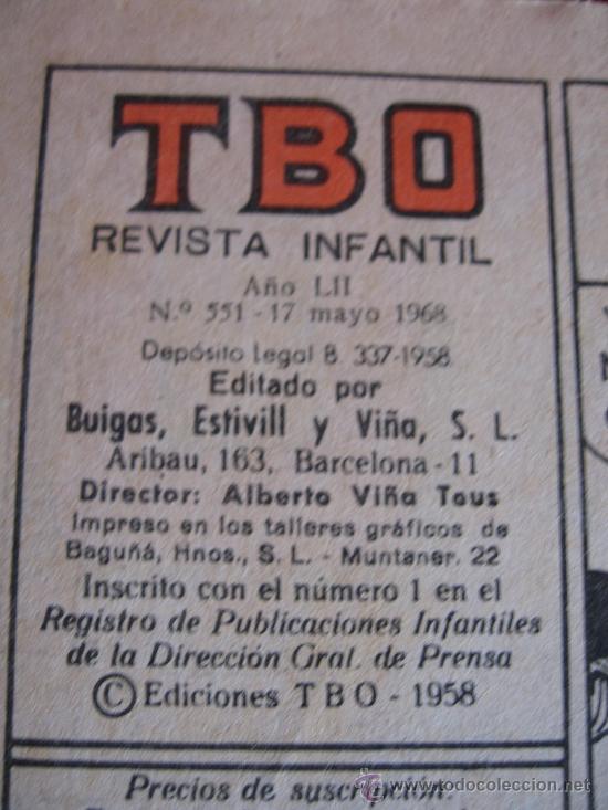 Tebeos: TBO - N&ordm; 551 - Foto 3