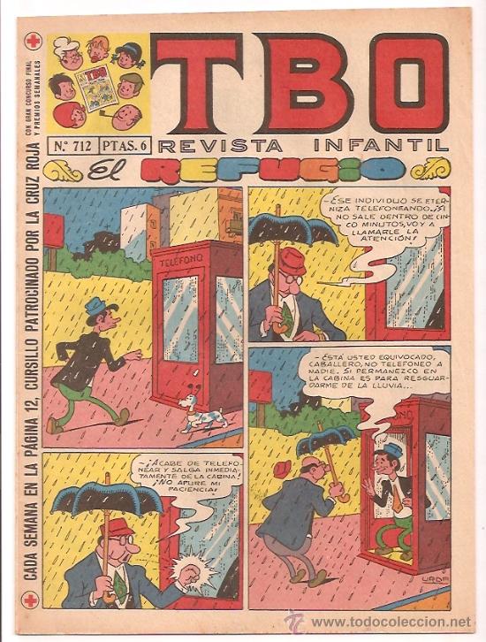 Tebeos: *** TBO N&ordm; 712 &rdquo;IMPECABLE&rdquo;  *** - Foto 1