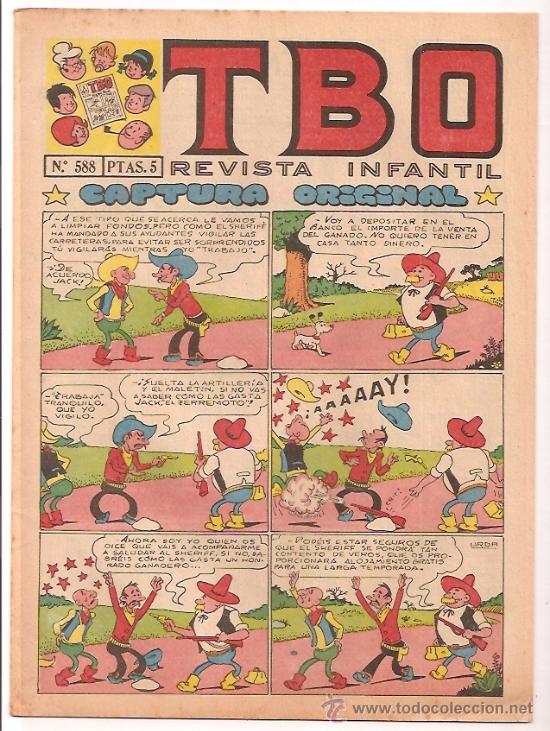 Tebeos: *** TBO N&ordm; 588 &rdquo;IMPECABLE&rdquo;  *** - Foto 1