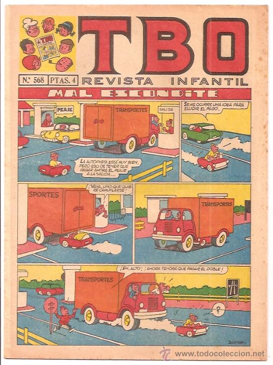 Tebeos: *** TBO N&ordm; 568 &rdquo;IMPECABLE&rdquo;  *** - Foto 1
