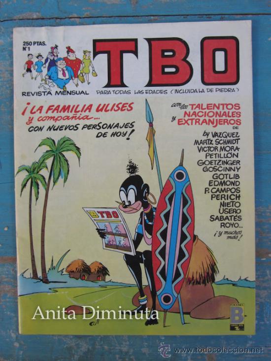 Tebeos: REVISTA MENSUAL TBO NUMERO 1 EDICIONES B - Foto 1