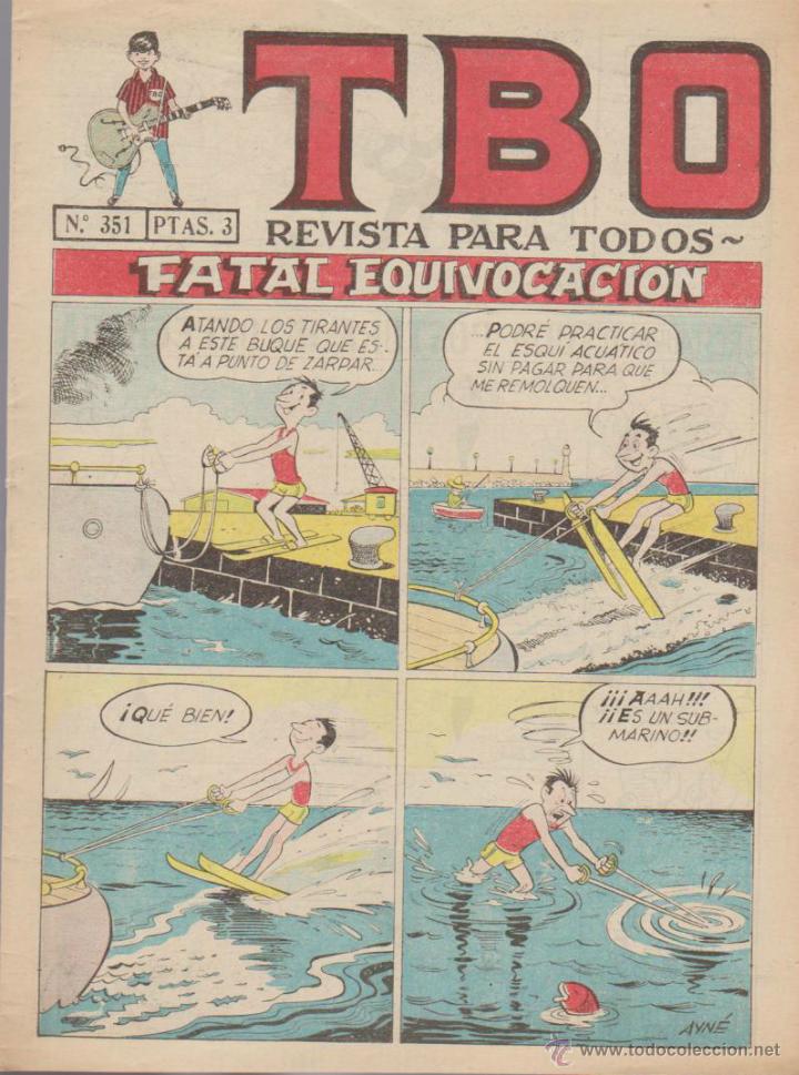 Tebeos: TBO n&ordm;  351.  Buigas  1952.  &iexcl;IMPECABLE! - Foto 1