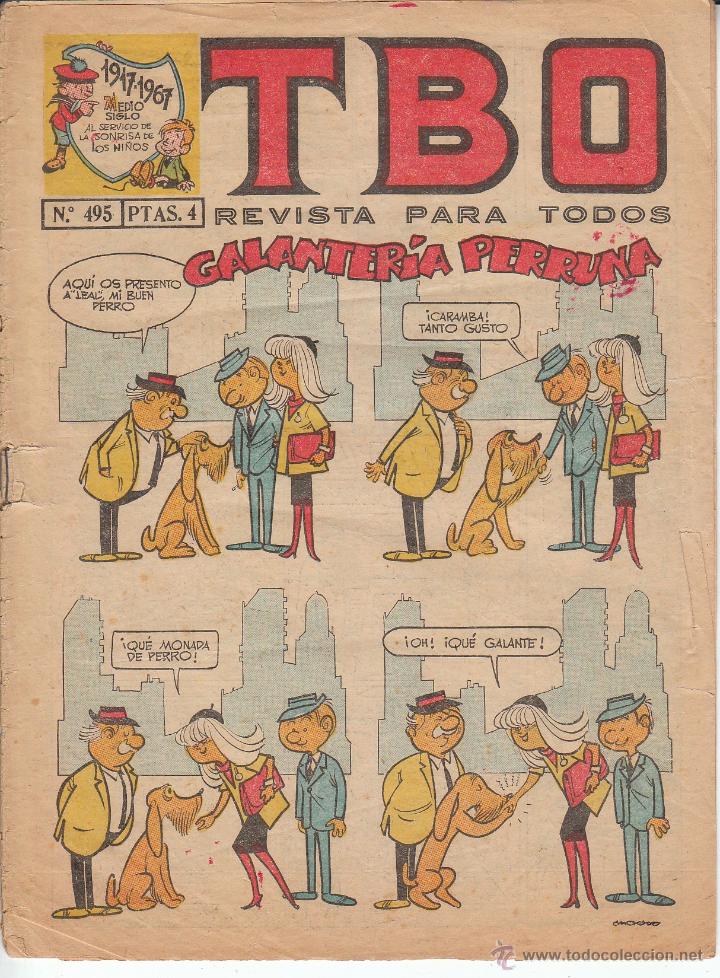 Tebeos: TBO N&ordm; 495. GALANTERIA PERRUNA - Foto 1