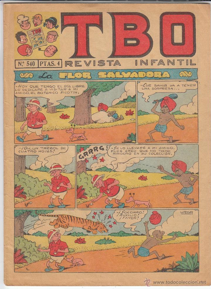 Tebeos: TBO N&ordm; 540. LA FLOR SALVADORA - Foto 1