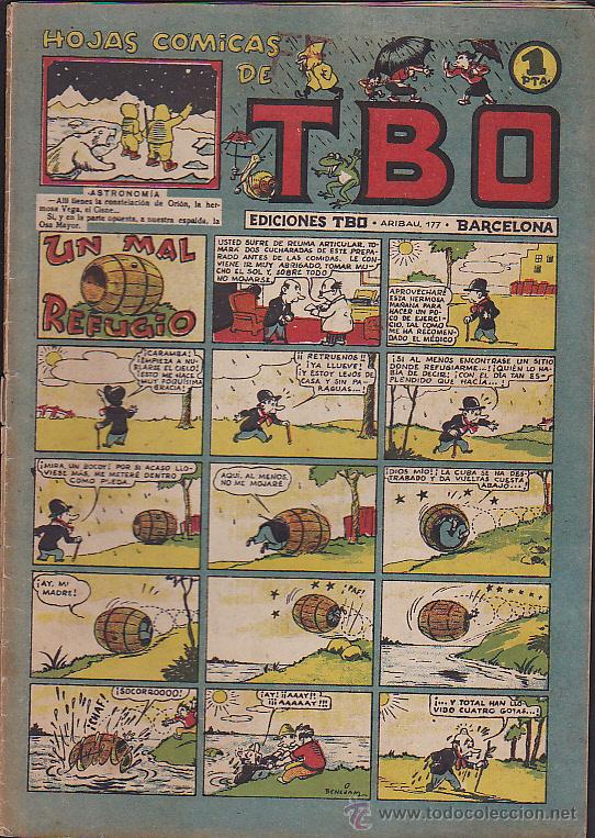 Tebeos: COMIC EDICIONES TBO HOJAS COMICAS DE TBO N&ordm; 29 - Foto 1