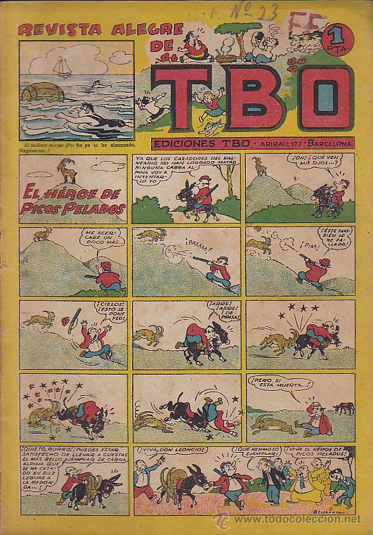Tebeos: COMIC EDICIONES TBO REVISTA ALEGRE DE TBO N&ordm; 33 - Foto 1