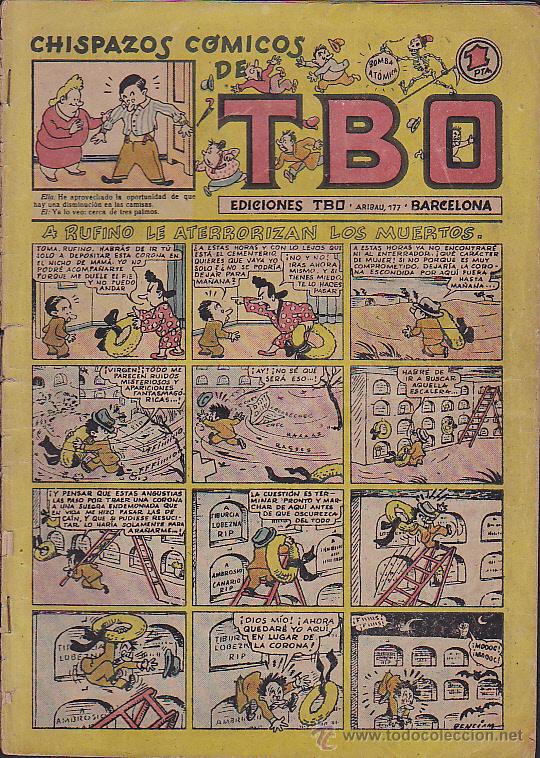 Tebeos: COMIC EDICIONES TBO CHISPAZOS COMICOS DE TBO N&ordm; 36 - Foto 1