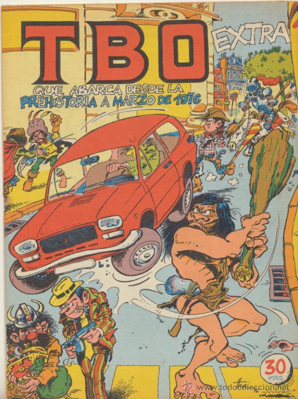 Tebeos: TBO EXtra que abarca desde la Prehistoria a Marzo de 1976. - Foto 1