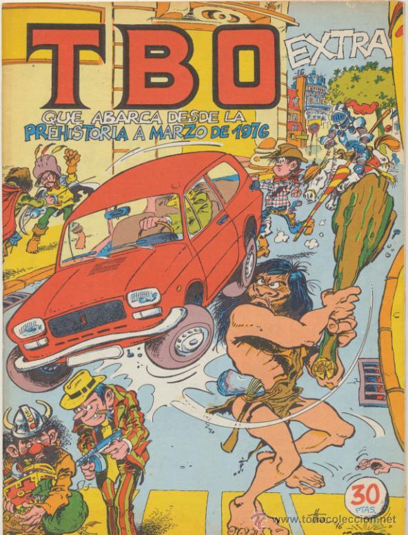 Tebeos: TBO EXtra que abarca desde la Prehistoria a Marzo de 1976. - Foto 1