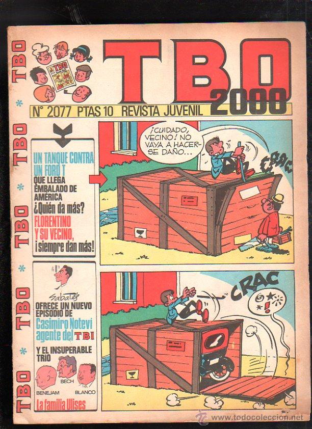 Tebeos: REVISTA JUVENIL. TBO 2000. N&ordm; 2077. - Foto 1