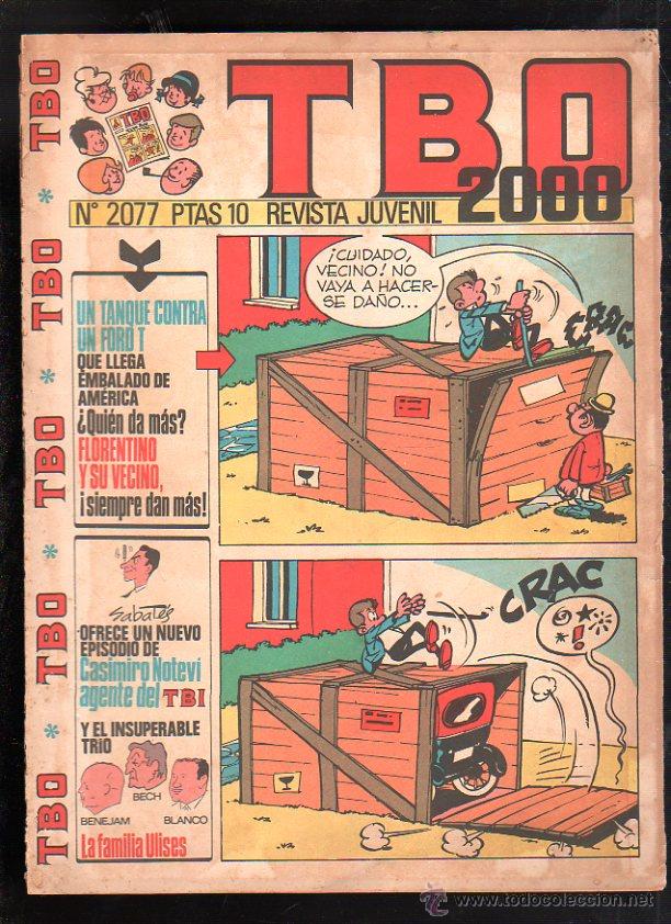 Tebeos: REVISTA JUVENIL. TBO 2000. N&ordm; 2077. - Foto 1