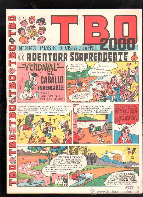 Tebeos: REVISTA JUVENIL. TBO 2000. N&ordm; 2043. - Foto 1