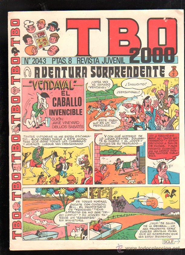 Tebeos: REVISTA JUVENIL. TBO 2000. N&ordm; 2043. - Foto 1
