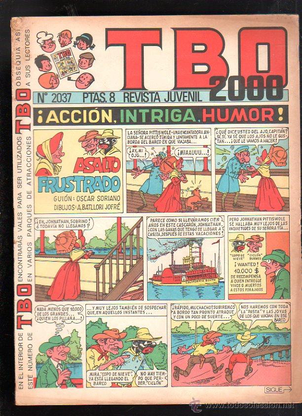 Tebeos: REVISTA JUVENIL. TBO 2000. N&ordm; 2037. - Foto 1