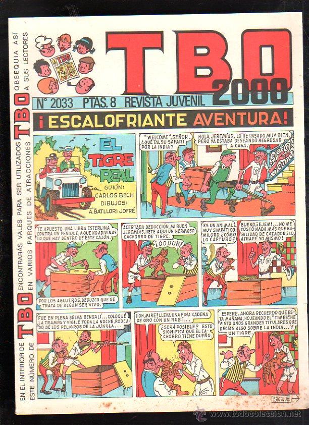 Tebeos: REVISTA JUVENIL. TBO 2000. N&ordm; 2033. - Foto 1