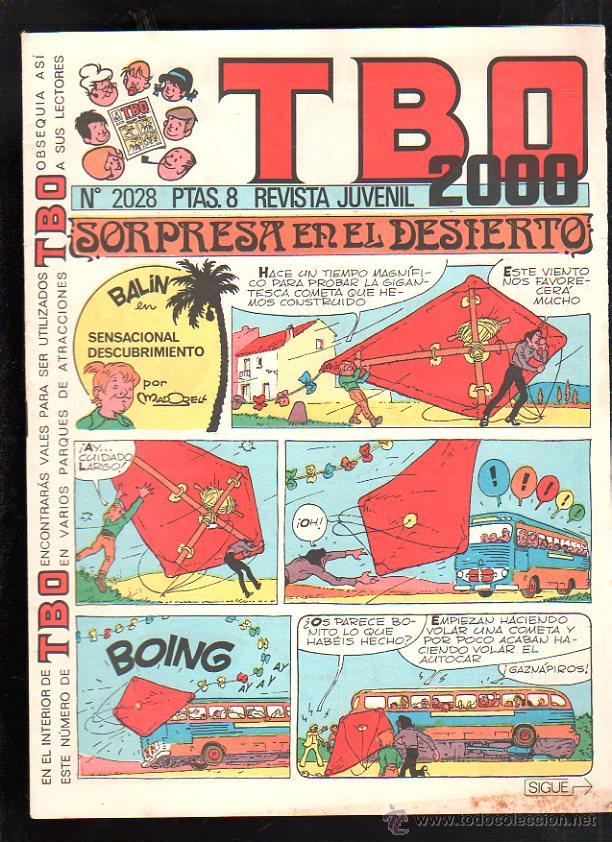 Tebeos: REVISTA JUVENIL. TBO 2000. N&ordm; 2028. - Foto 1