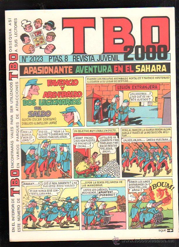 Tebeos: REVISTA JUVENIL. TBO 2000. N&ordm; 2023. - Foto 1