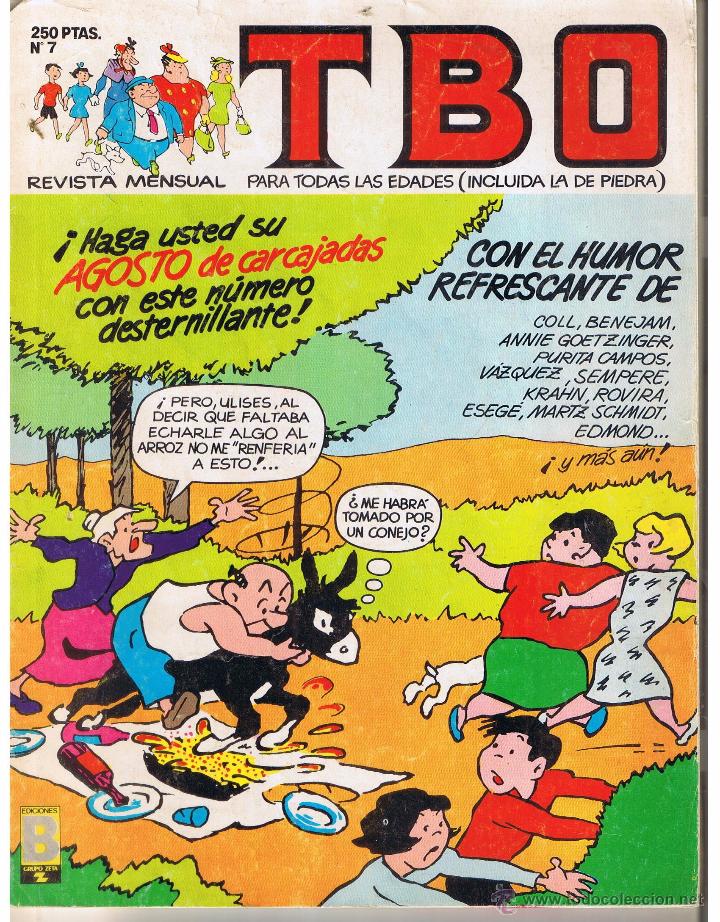 Tebeos: TBO. N&ordm; 7. EDICIONES B. 1988. (ST/A7) - Foto 1