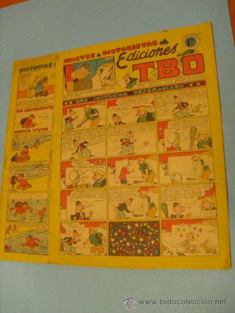 Tebeos: 2 TEBEOS, DE HISTORIETAS COMICAS, DE EDICIONES T.B.O. SIN NUMERO - Foto 1