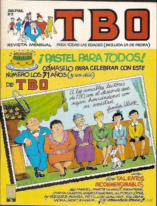 Tebeos: REVISTA N&ordm; 2 TBO EDICIONES B - Foto 1