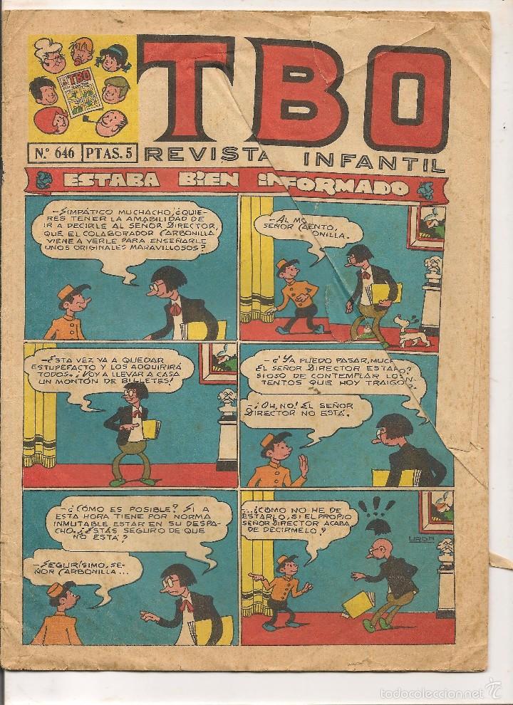 Tebeos: TBO. N&ordm; 646. BUIGAS. (Z/C4) - Foto 1