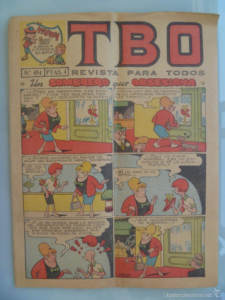 Tebeos: TBO , N&ordm; 484 . ORIGINAL DE 1967 - Foto 1