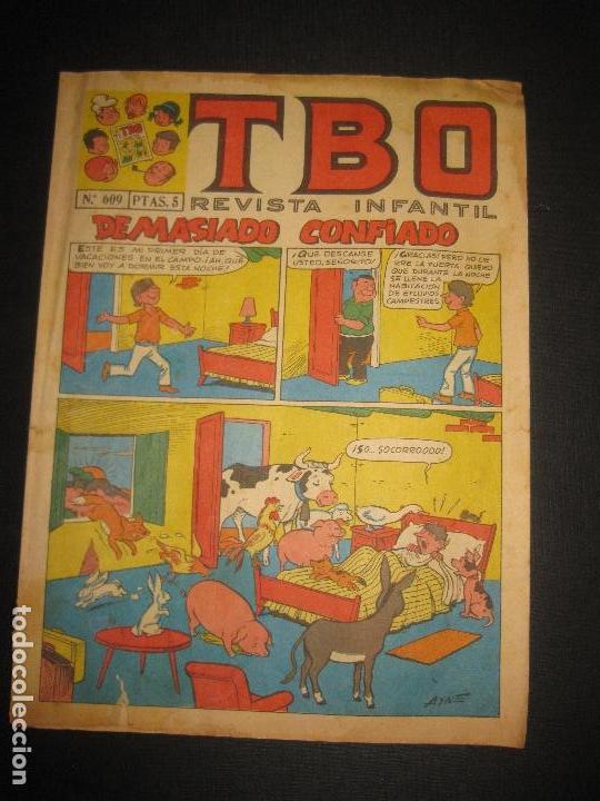 Tebeos: TBO N&ordm; 609. 27 JUNIO 1969. - Foto 1