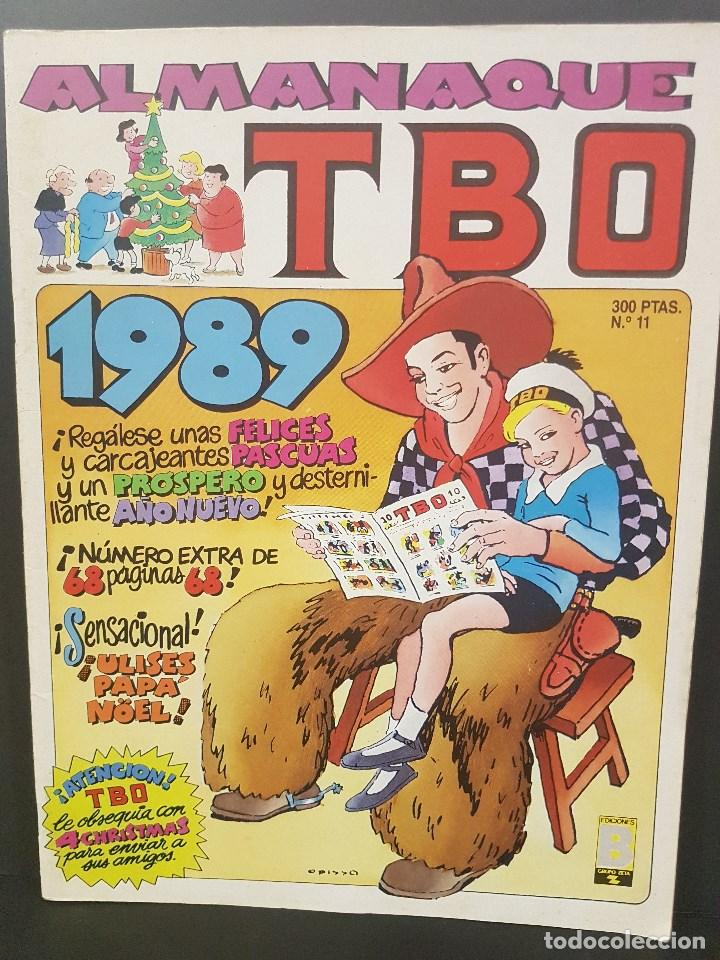 Giornalini: TBO ALMANAQUE 1989 CON 4 POSTALES DE NAVIDAD.