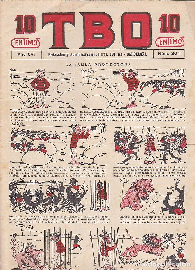 Tebeos: COMIC COLECCION TBO N&ordm; 804 - Foto 1