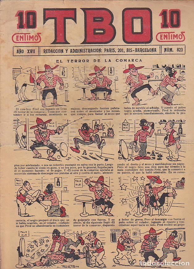 Tebeos: COMIC COLECCION TBO N&ordm; 823 - Foto 1