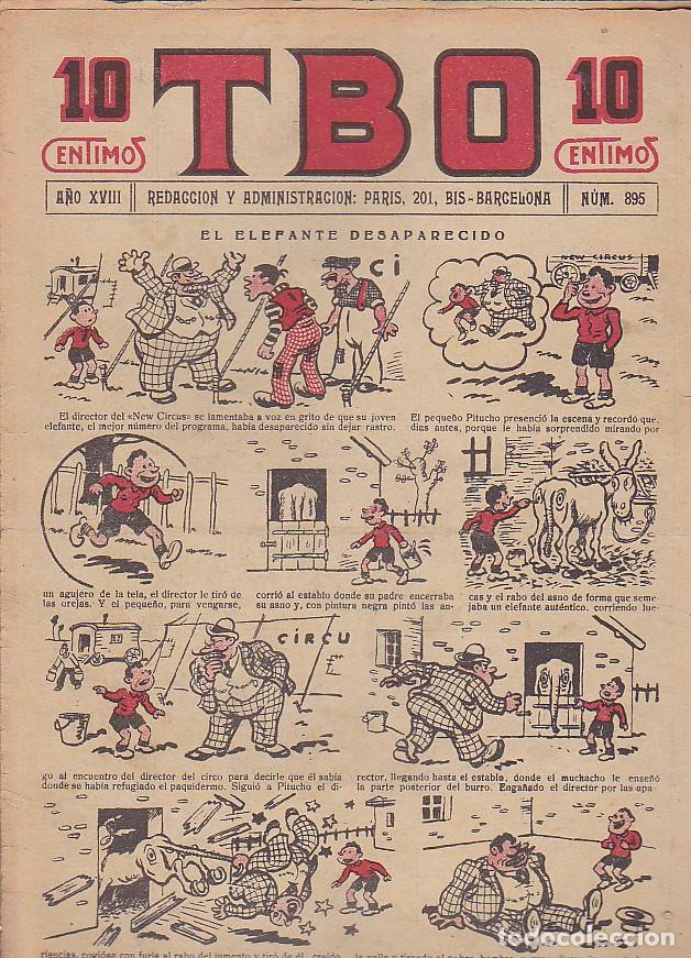 Tebeos: COMIC COLECCION TBO N&ordm; 895 - Foto 1