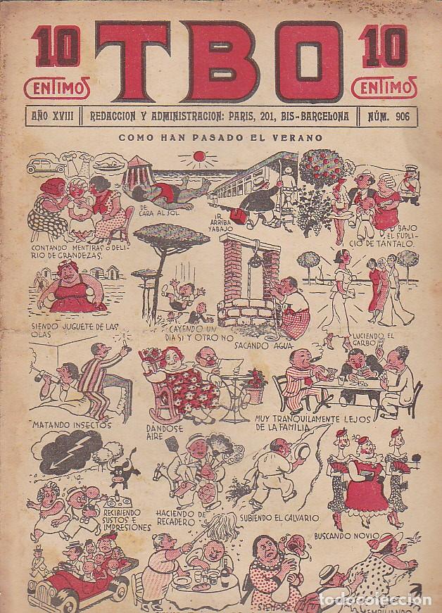 Tebeos: COMIC COLECCION TBO N&ordm; 906 - Foto 1