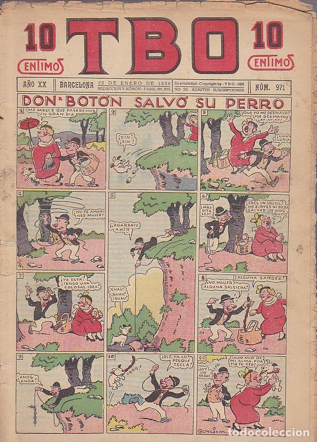 Tebeos: COMIC COLECCION TBO N&ordm; 971 - Foto 1