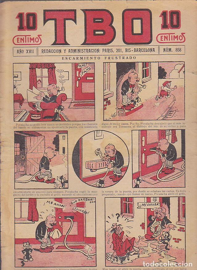 Tebeos: COMIC TBO N&ordm; 858 - Foto 1