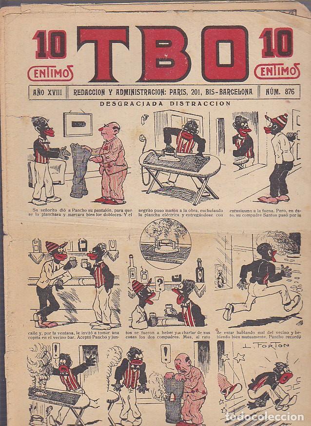 Tebeos: COMIC COLECCION TBO N&ordm; 876 - Foto 1