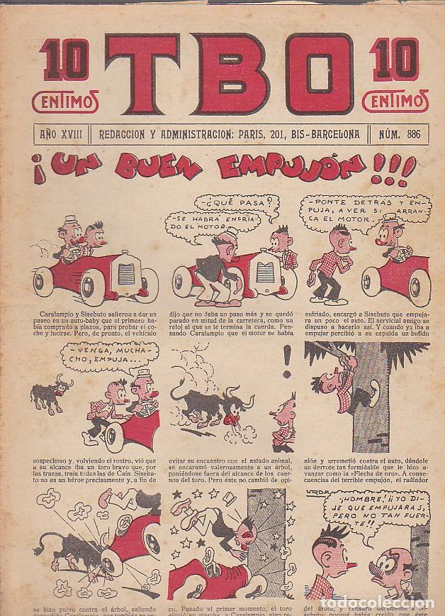 Tebeos: COMIC COLECCION TBO N&ordm; 886 - Foto 1