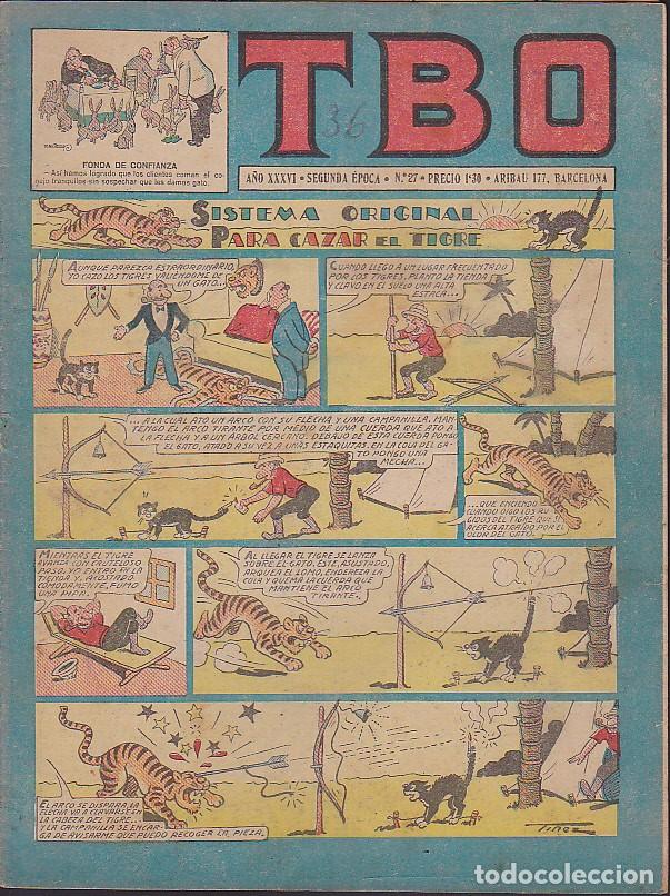 Tebeos: COMIC COLECCION TBO N&ordm; 27 - Foto 1