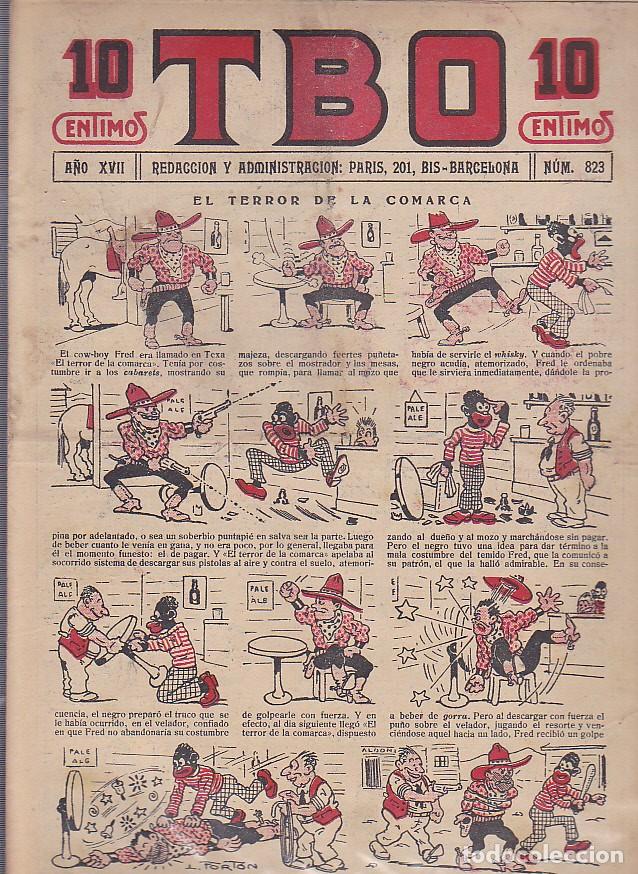 Tebeos: COMIC COLECCION TBO 1&ordf; EPOCA N&ordm; 823 - Foto 1