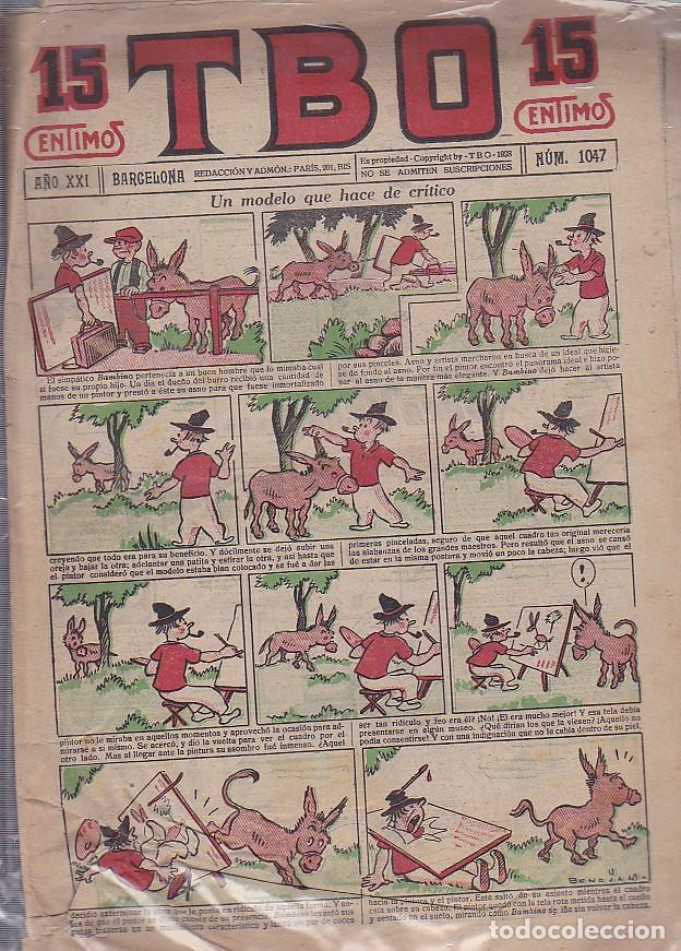Tebeos: COMIC COLECCION TBO 1&ordf; EPOCA N&ordm; 1047 - Foto 1