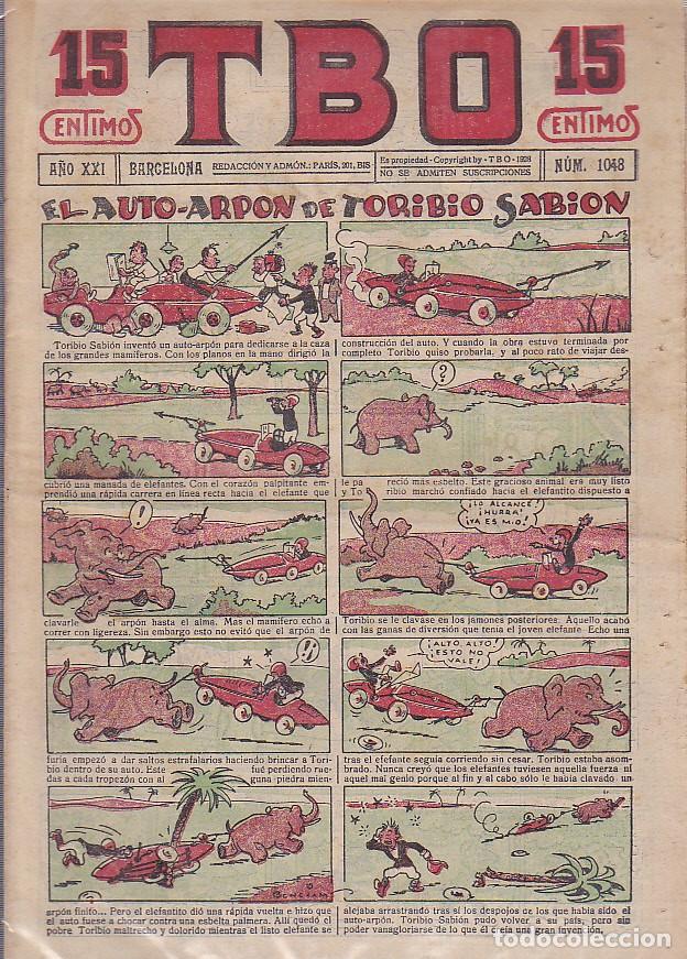 Tebeos: COMIC COLECCION TBO 1&ordf; EPOCA N&ordm; 1048 - Foto 1