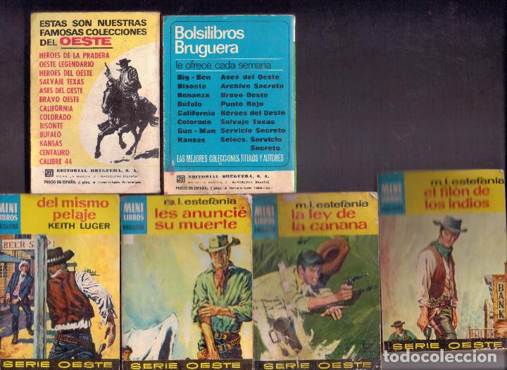 Tebeos: MINI LIBROS BRUGUERA, OESTE LOTE  ( 15 ) - Foto 2