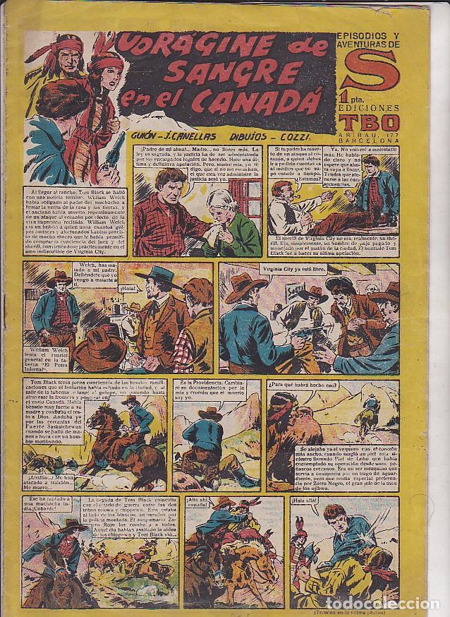 Tebeos: COMIC COLECCION S VORAGINE DE SANGRE EN CANADA - Foto 1