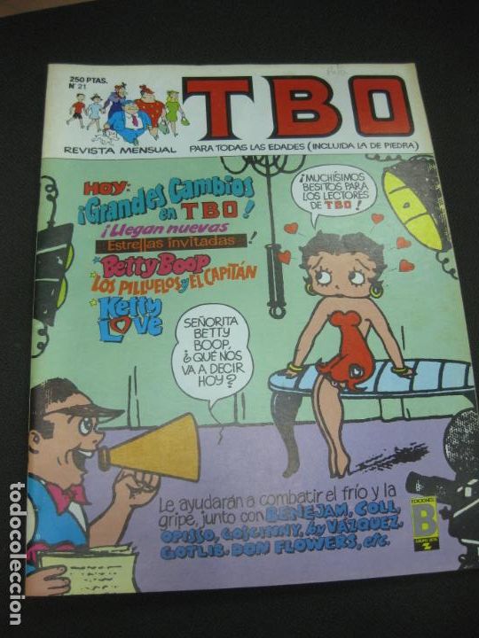 Tebeos: TBO N&ordm; 21. EDICIONES B 1988. - Foto 1